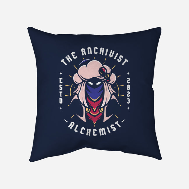 The Archivist Alchemist-None-Removable Cover-Throw Pillow-Alundrart