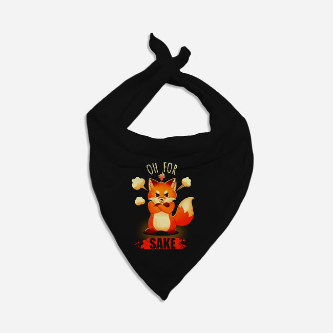 Oh For Fox Sake-Cat-Bandana-Pet Collar-Digital Magician