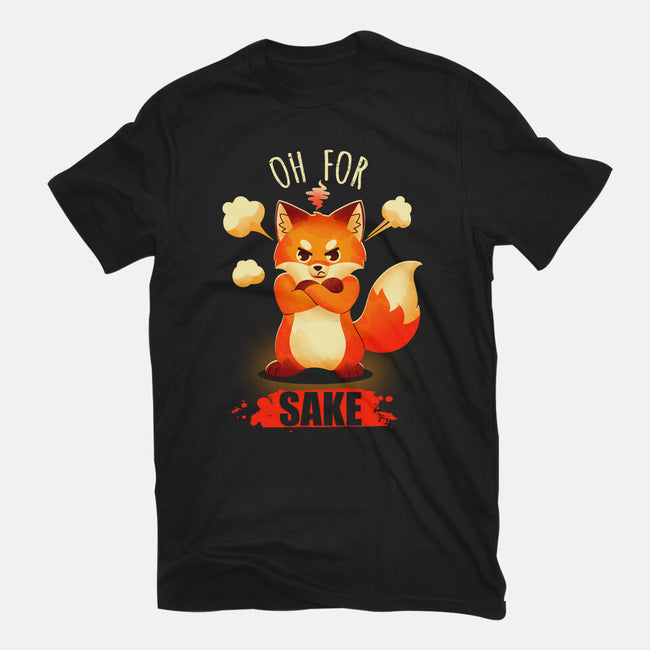 Oh For Fox Sake-Unisex-Basic-Tee-Digital Magician