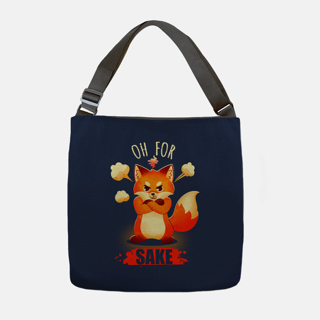 Oh For Fox Sake-None-Adjustable Tote-Bag-Digital Magician