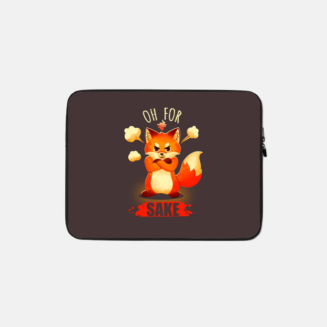 Oh For Fox Sake-None-Zippered-Laptop Sleeve-Digital Magician