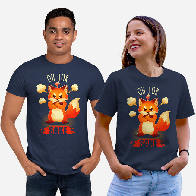 Oh For Fox Sake-Unisex-Basic-Tee-Digital Magician