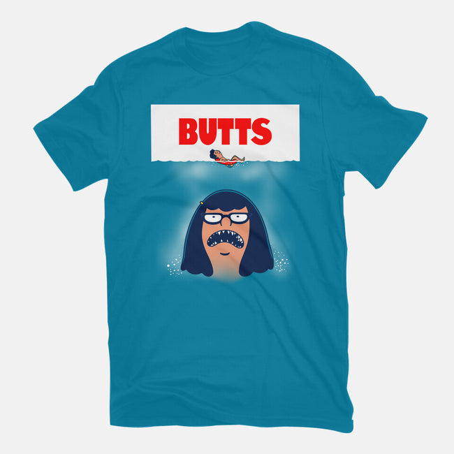 Butt Shark-Womens-Fitted-Tee-Boggs Nicolas