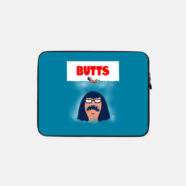 Butt Shark-None-Zippered-Laptop Sleeve-Boggs Nicolas
