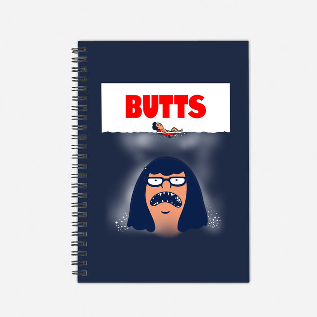 Butt Shark-None-Dot Grid-Notebook-Boggs Nicolas
