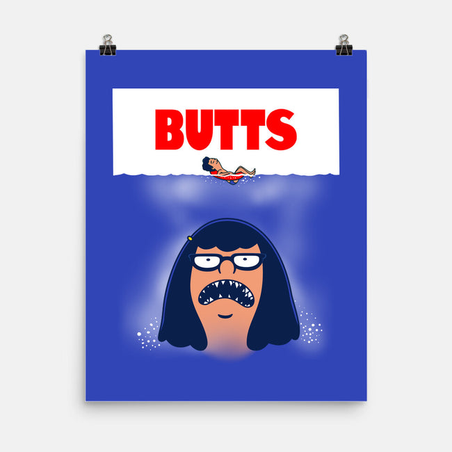 Butt Shark-None-Matte-Poster-Boggs Nicolas