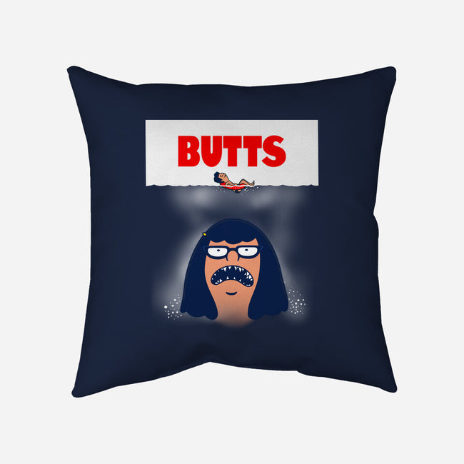 Butt Shark-None-Non-Removable Cover w Insert-Throw Pillow-Boggs Nicolas