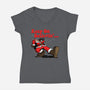 Keep On Believin-Womens-V-Neck-Tee-Boggs Nicolas