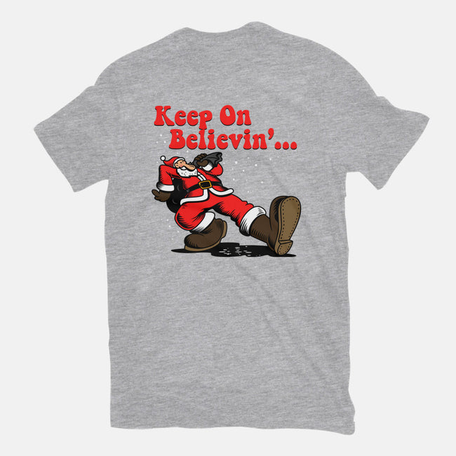 Keep On Believin-Womens-Fitted-Tee-Boggs Nicolas