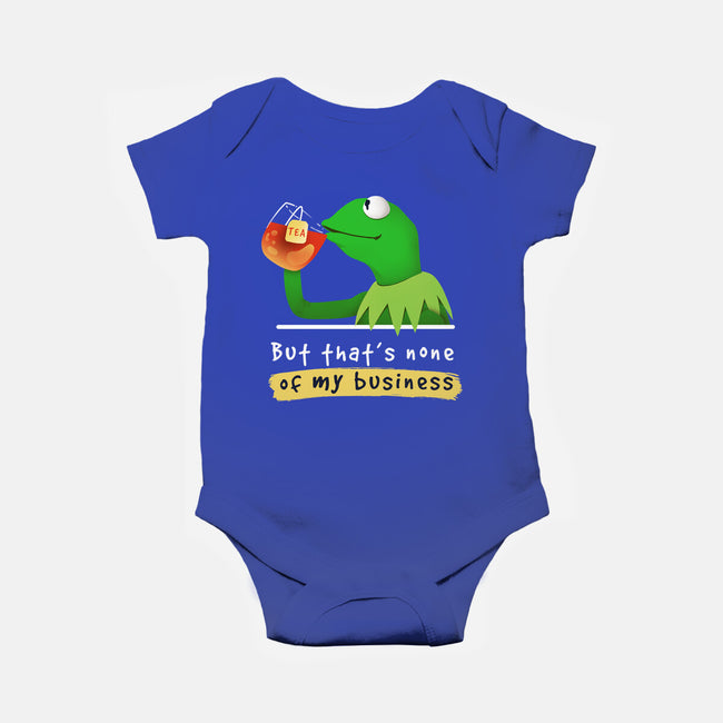 None Of My Business Muppet-Baby-Basic-Onesie-Digital Magician