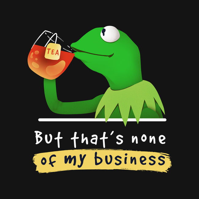 None Of My Business Muppet-Womens-Off Shoulder-Sweatshirt-Digital Magician