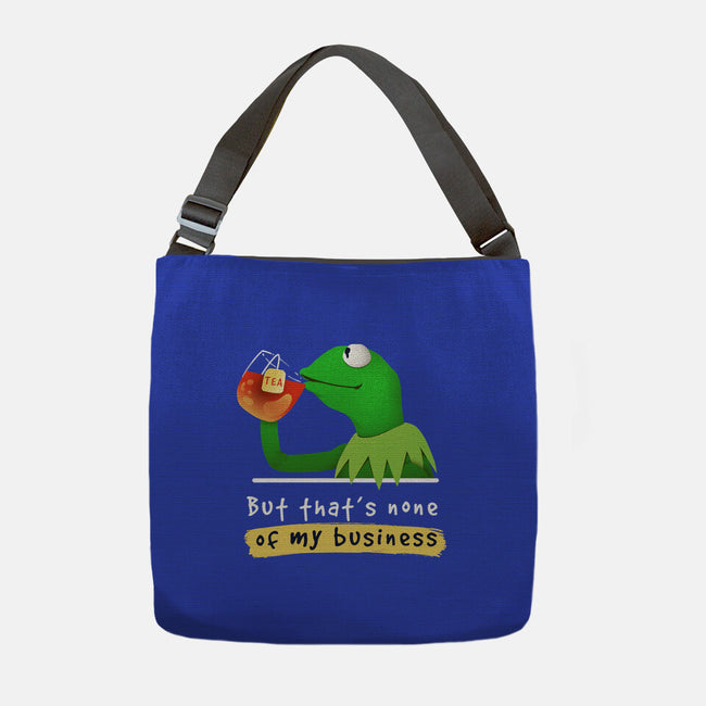 None Of My Business Muppet-None-Adjustable Tote-Bag-Digital Magician