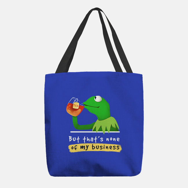 None Of My Business Muppet-None-Basic Tote-Bag-Digital Magician