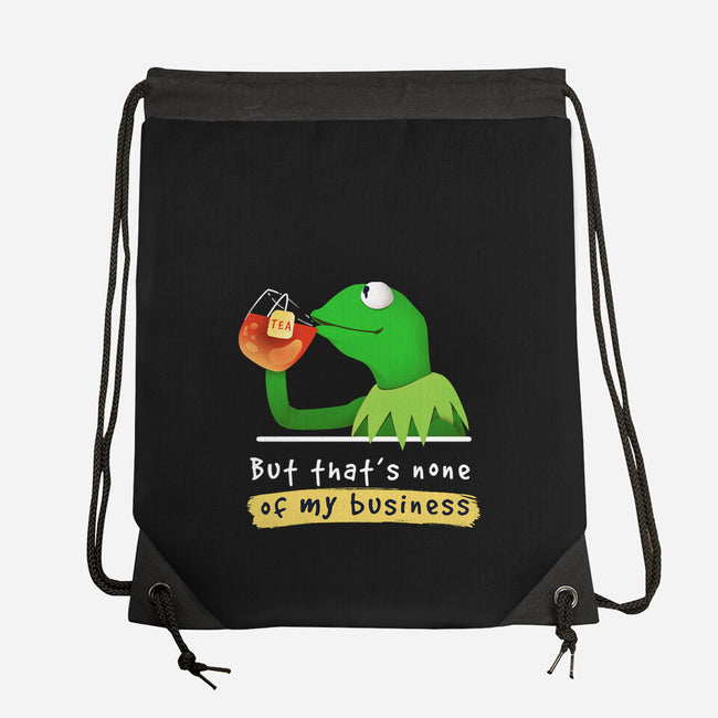 None Of My Business Muppet-None-Drawstring-Bag-Digital Magician