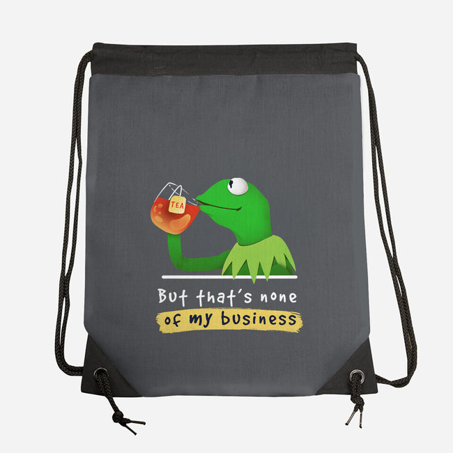 None Of My Business Muppet-None-Drawstring-Bag-Digital Magician