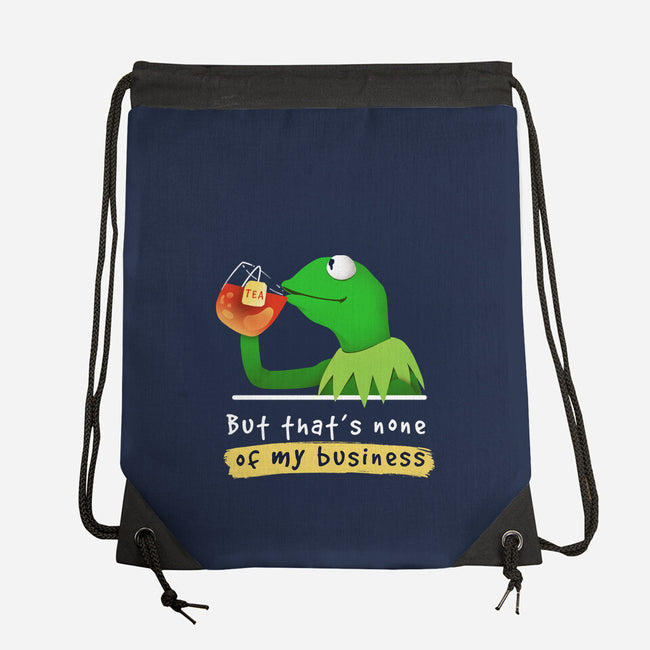 None Of My Business Muppet-None-Drawstring-Bag-Digital Magician