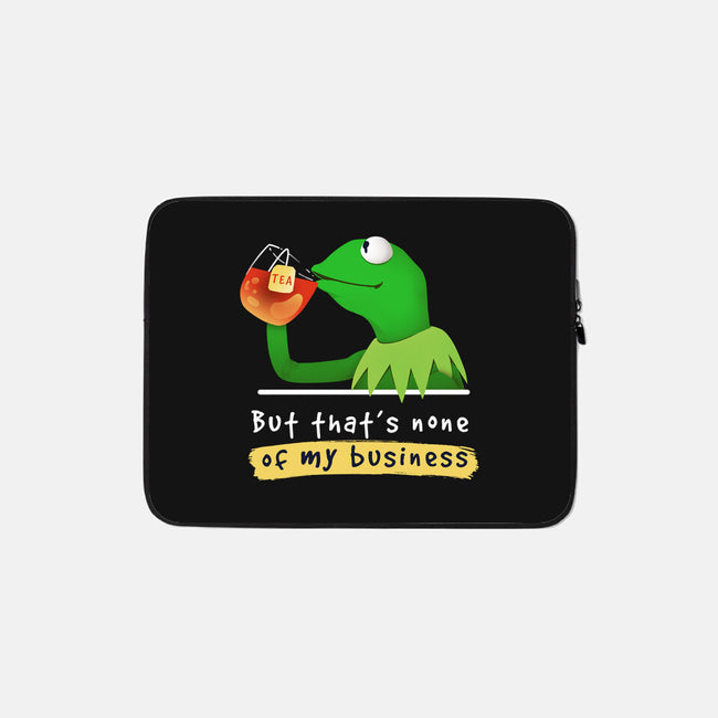 None Of My Business Muppet-None-Zippered-Laptop Sleeve-Digital Magician