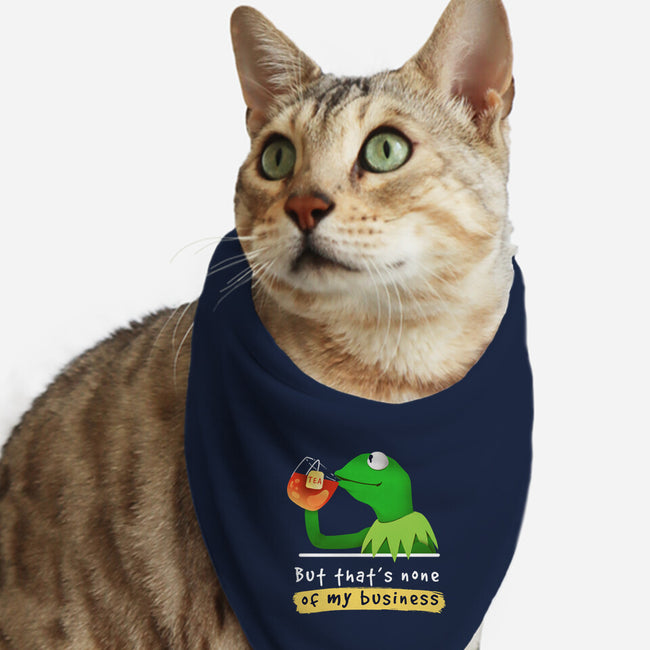 None Of My Business Muppet-Cat-Bandana-Pet Collar-Digital Magician