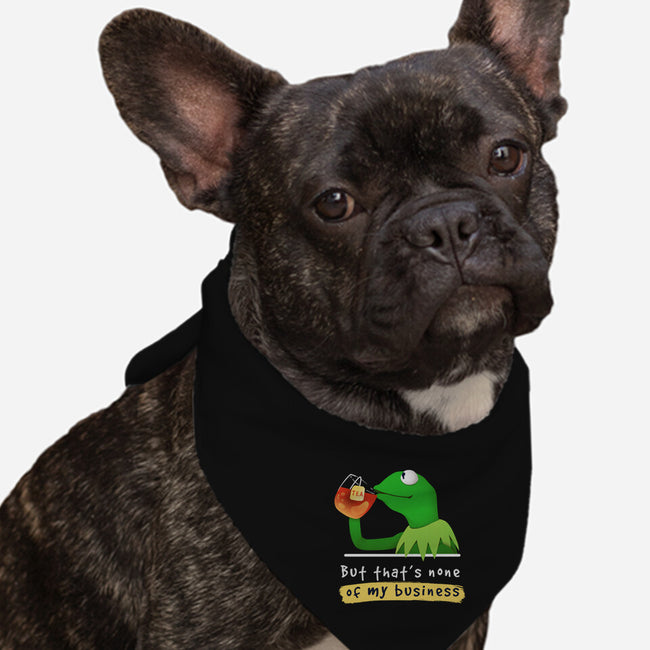 None Of My Business Muppet-Dog-Bandana-Pet Collar-Digital Magician