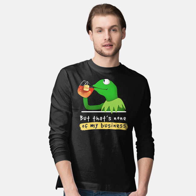 None Of My Business Muppet-Mens-Long Sleeved-Tee-Digital Magician