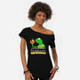 None Of My Business Muppet-Womens-Off Shoulder-Tee-Digital Magician