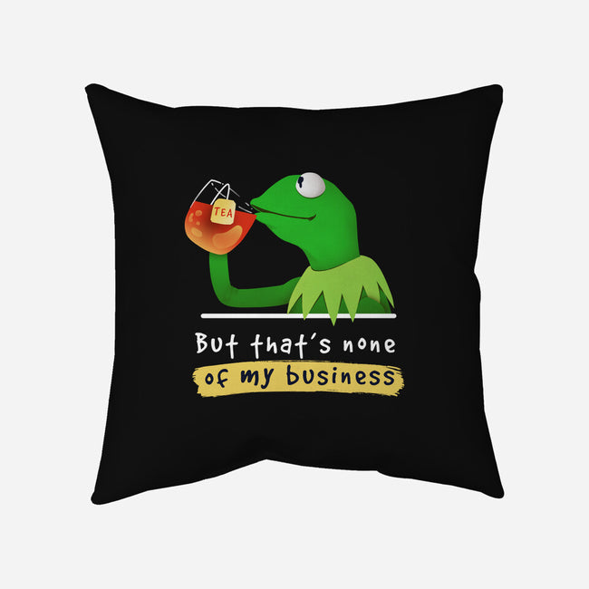 None Of My Business Muppet-None-Non-Removable Cover w Insert-Throw Pillow-Digital Magician