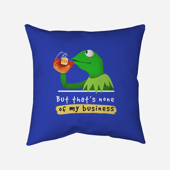 None Of My Business Muppet-None-Removable Cover w Insert-Throw Pillow-Digital Magician