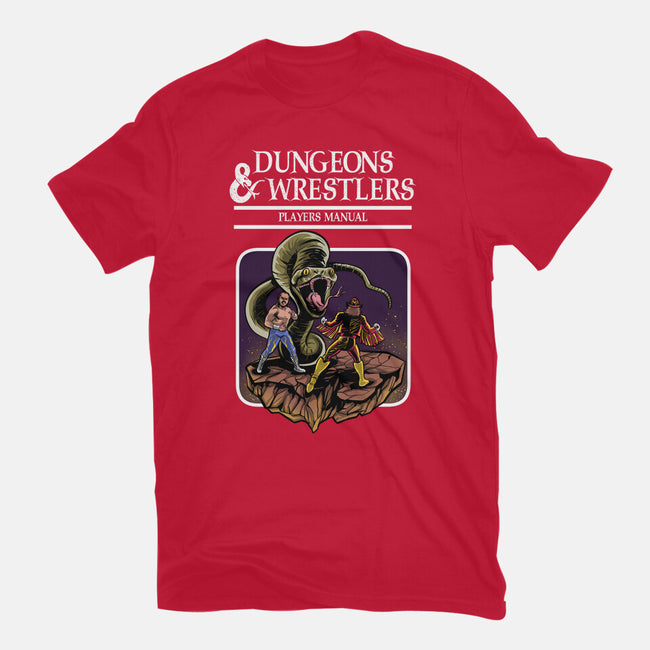 Dungeons And Wrestlers-Womens-Basic-Tee-zascanauta