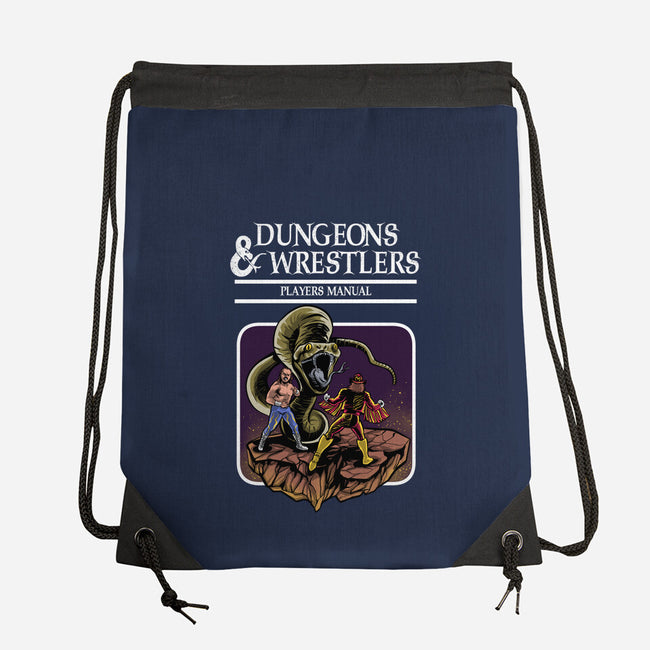 Dungeons And Wrestlers-None-Drawstring-Bag-zascanauta