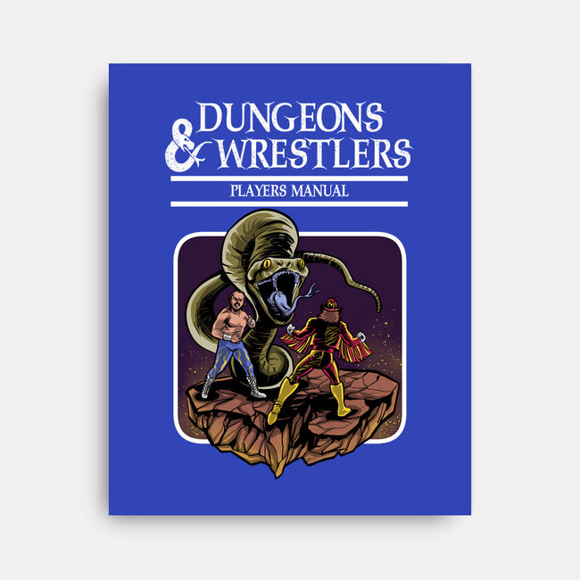 Dungeons And Wrestlers-None-Stretched-Canvas-zascanauta