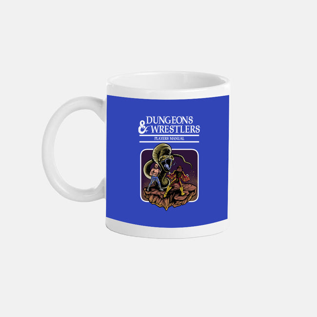 Dungeons And Wrestlers-None-Mug-Drinkware-zascanauta