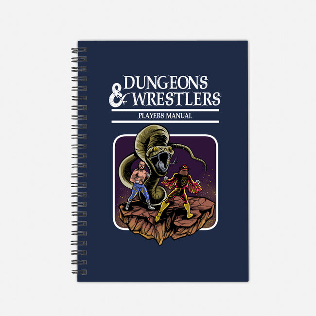 Dungeons And Wrestlers-None-Dot Grid-Notebook-zascanauta