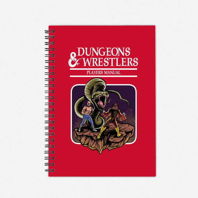 Dungeons And Wrestlers-None-Dot Grid-Notebook-zascanauta