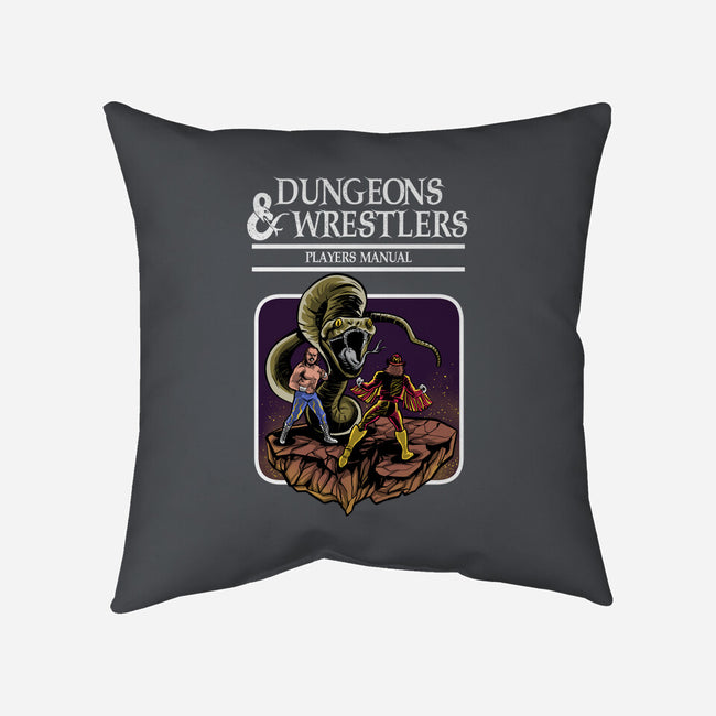 Dungeons And Wrestlers-None-Removable Cover-Throw Pillow-zascanauta