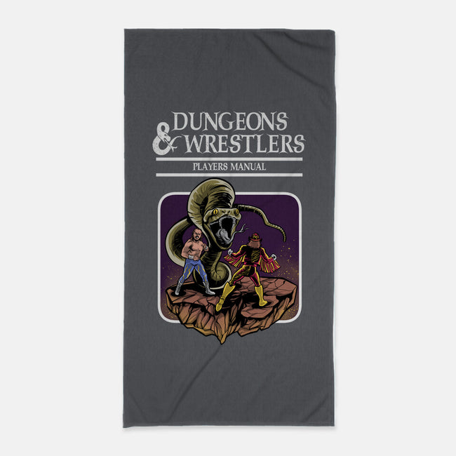 Dungeons And Wrestlers-None-Beach-Towel-zascanauta