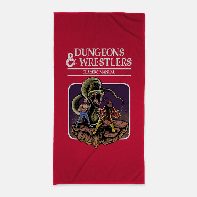 Dungeons And Wrestlers-None-Beach-Towel-zascanauta