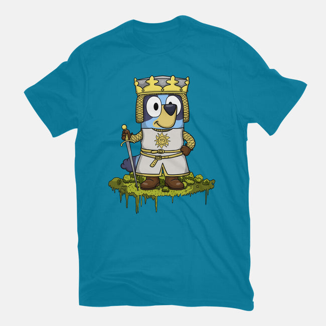 Bluey And The Holy Grail-Mens-Premium-Tee-JamesQJO