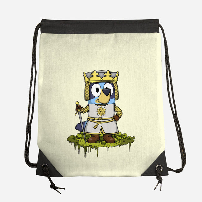 Bluey And The Holy Grail-None-Drawstring-Bag-JamesQJO