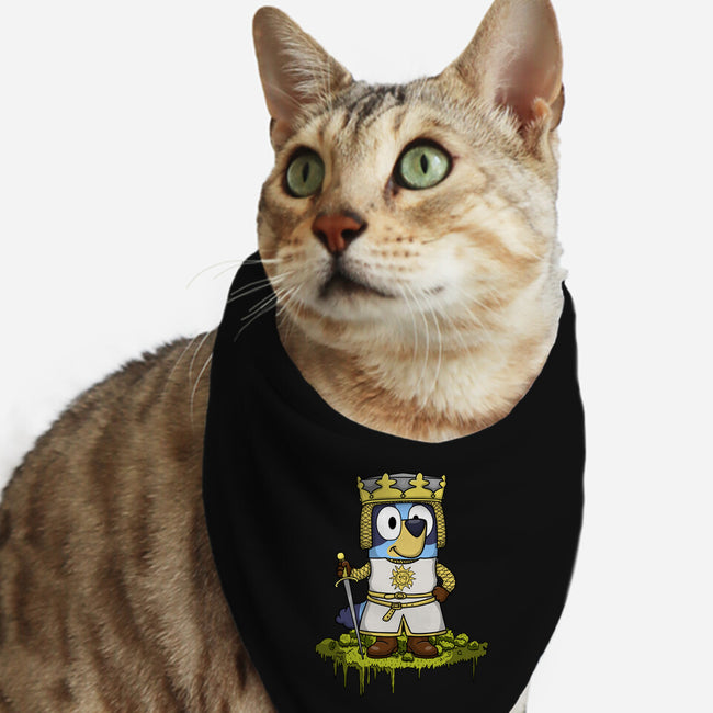 Bluey And The Holy Grail-Cat-Bandana-Pet Collar-JamesQJO