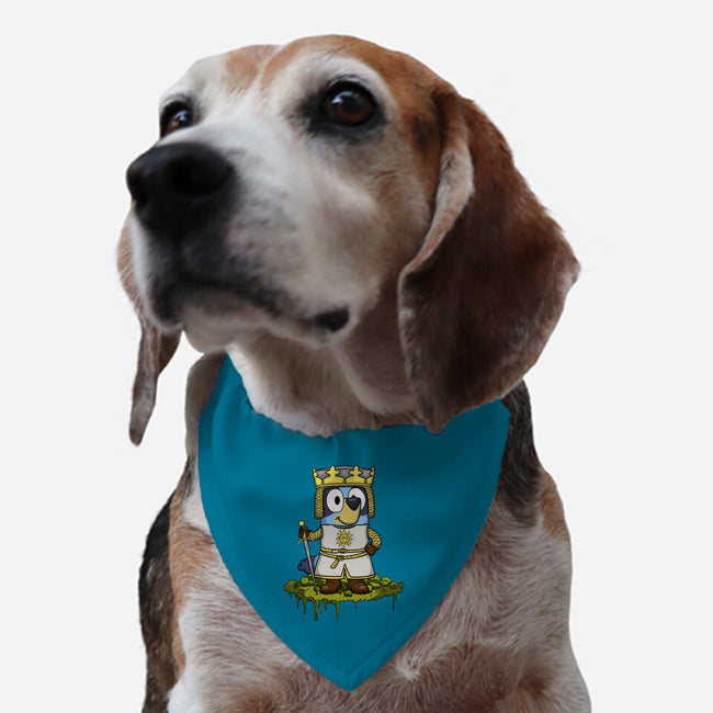 Bluey And The Holy Grail-Dog-Adjustable-Pet Collar-JamesQJO