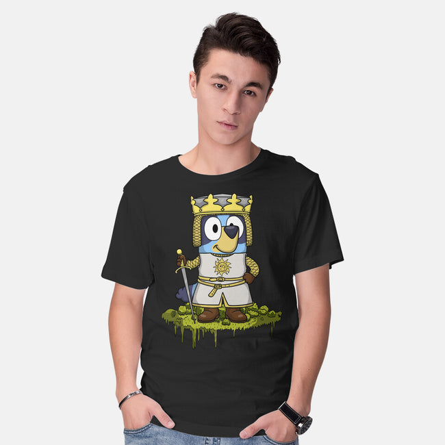 Bluey And The Holy Grail-Mens-Basic-Tee-JamesQJO