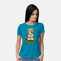 Bluey And The Holy Grail-Womens-Basic-Tee-JamesQJO