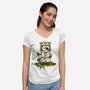 Bluey And The Holy Grail-Womens-V-Neck-Tee-JamesQJO