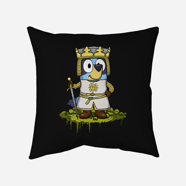 Bluey And The Holy Grail-None-Non-Removable Cover w Insert-Throw Pillow-JamesQJO