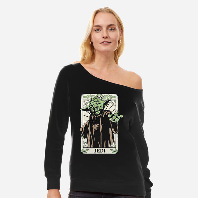 Jedi Tarot-Womens-Off Shoulder-Sweatshirt-turborat14