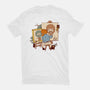 Happy Triple Portrait-Womens-Fitted-Tee-vp021