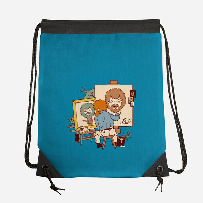 Happy Triple Portrait-None-Drawstring-Bag-vp021