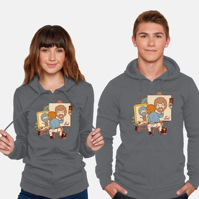 Happy Triple Portrait-Unisex-Pullover-Sweatshirt-vp021