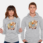 Happy Triple Portrait-Unisex-Pullover-Sweatshirt-vp021