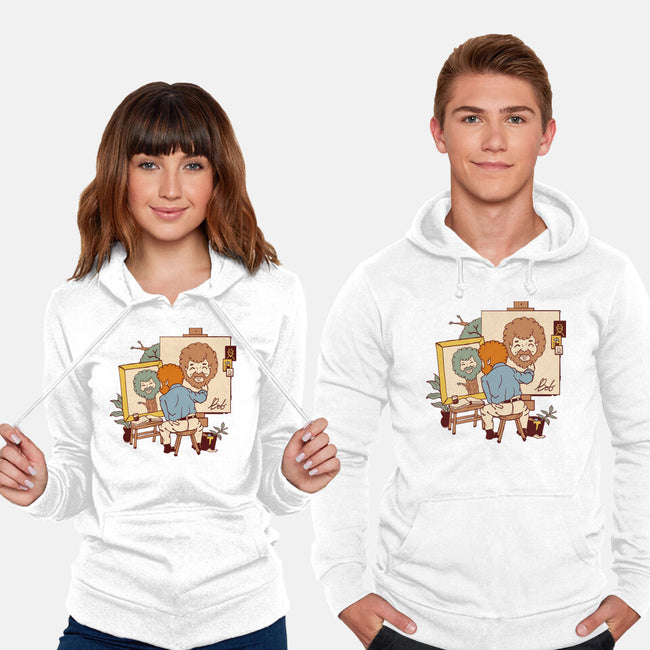 Happy Triple Portrait-Unisex-Pullover-Sweatshirt-vp021